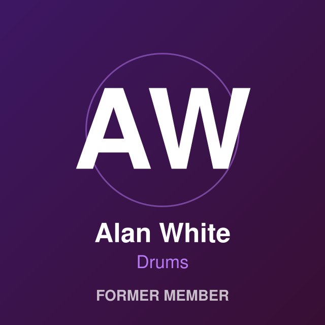 Alan White — Drums, former Oasis member