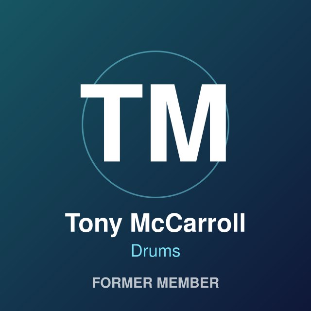 Tony McCarroll — Drums, former Oasis member
